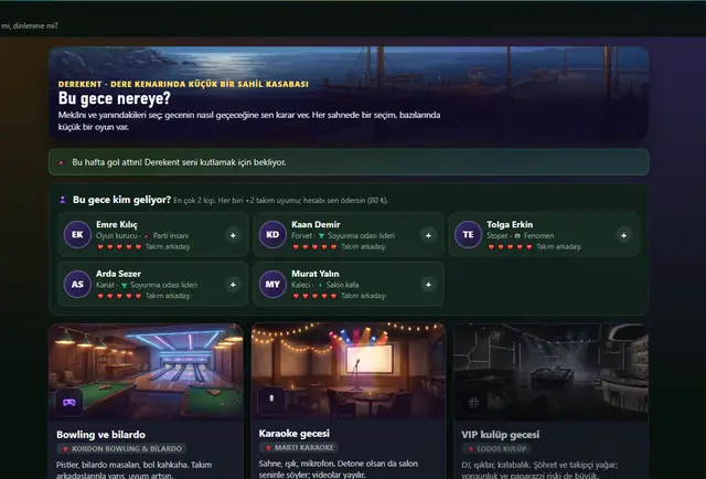 Sahil: bowling, karaoke, VIP kulüp; arkadaşlarını davet et